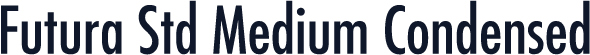 Futura Std Medium Condensed