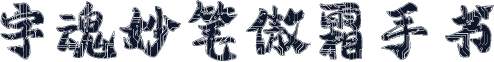 字魂妙笔傲霜手书