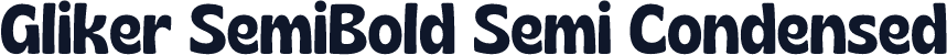 Gliker SemiBold Semi Condensed