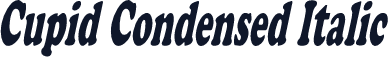 Cupid Condensed Italic