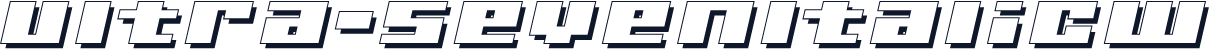 Ultra-SevenItalicW