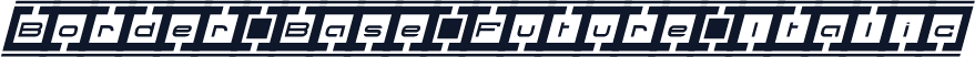Border Base Future Italic