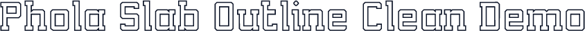 Phola Slab Outline Clean Demo