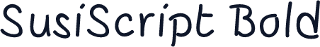 SusiScript Bold