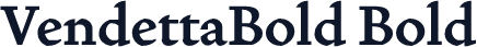 VendettaBold Bold