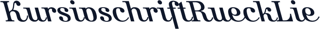 KursivschriftRueckLie
