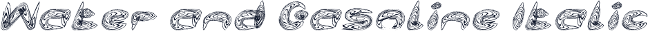 Water and Gasoline Italic