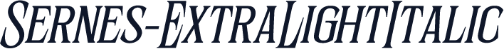 Sernes-ExtraLightItalic