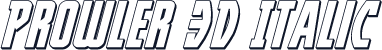 Prowler 3D Italic