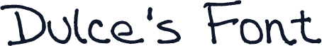 Dulce's Font