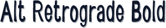 Alt Retrograde Bold