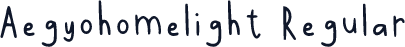 Aegyohomelight Regular