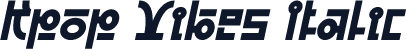Kpop Vibes Italic