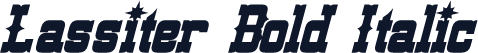 Lassiter Bold Italic