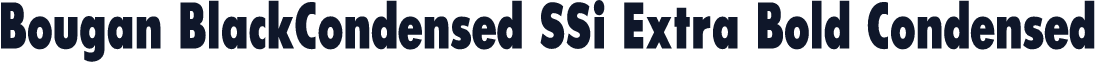 Bougan BlackCondensed SSi Extra Bold Condensed