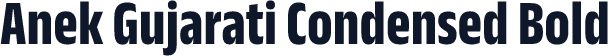 Anek Gujarati Condensed Bold
