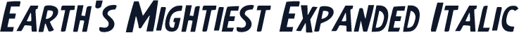 Earth's Mightiest Expanded Italic