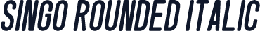 Singo Rounded Italic