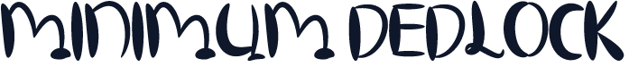 MINIMUM DEDLOCK