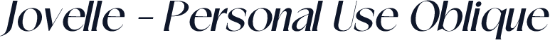 Jovelle - Personal Use Oblique