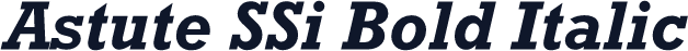 Astute SSi Bold Italic
