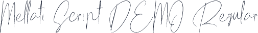 Mellati Script DEMO Regular