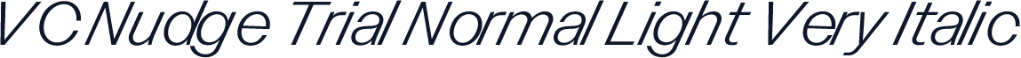 VC Nudge Trial Normal Light Very Italic