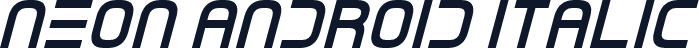 Neon Android Italic