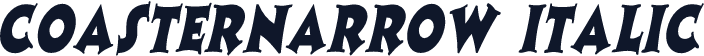 CoasterNarrow Italic