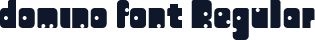 domino font Regular