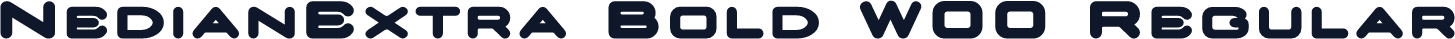 NedianExtra Bold W00 Regular