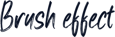 Brush effect