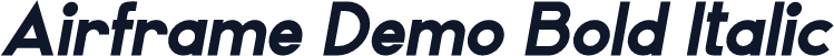 Airframe Demo Bold Italic