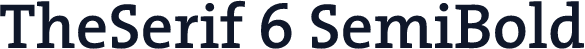 TheSerif 6 SemiBold