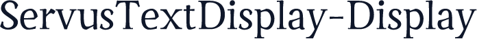 ServusTextDisplay-Display