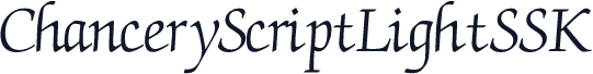 ChanceryScriptLightSSK