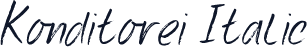 Konditorei Italic
