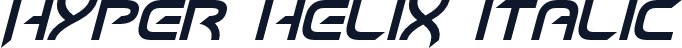 Hyper heliX Italic