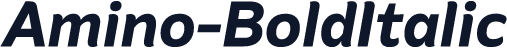 Amino-BoldItalic