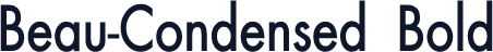Beau-Condensed Bold
