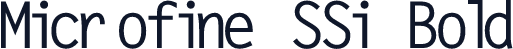 Microfine SSi Bold