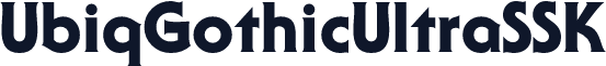 UbiqGothicUltraSSK