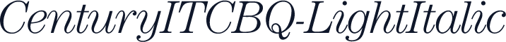 CenturyITCBQ-LightItalic
