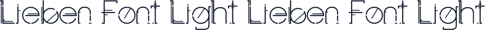 Lieben Font Light Lieben Font Light