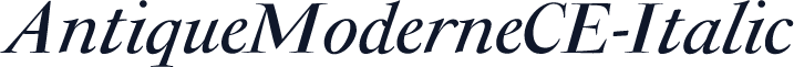AntiqueModerneCE-Italic