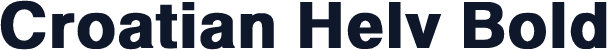 Croatian Helv Bold