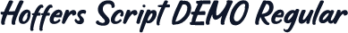 Hoffers Script DEMO Regular