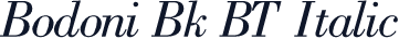 Bodoni Bk BT Italic