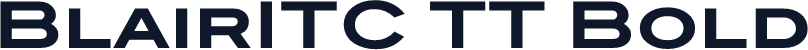 BlairITC TT Bold