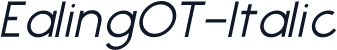 EalingOT-Italic